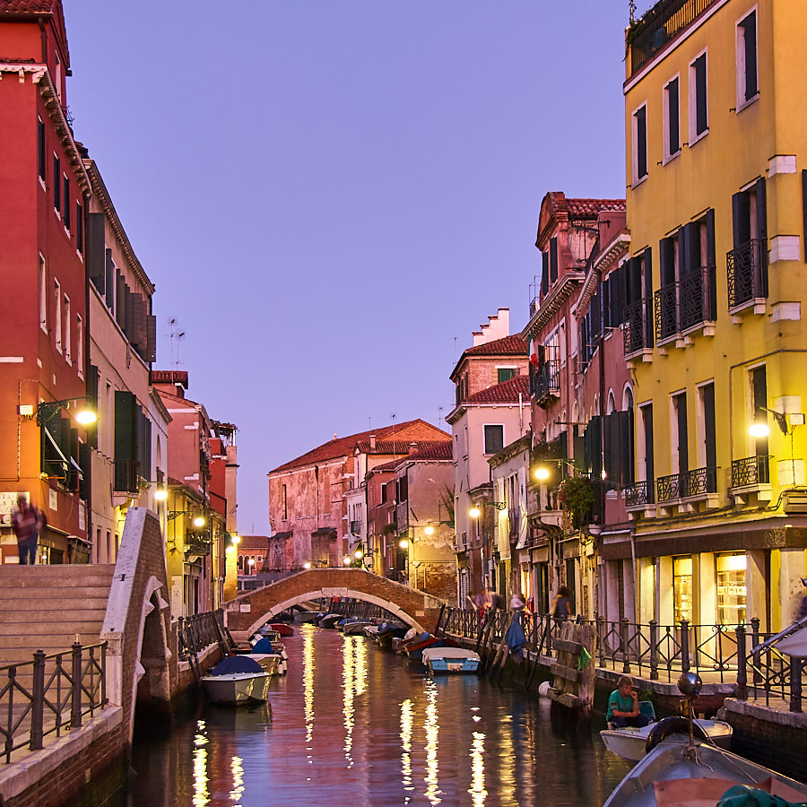 Evening in Venice, Italy